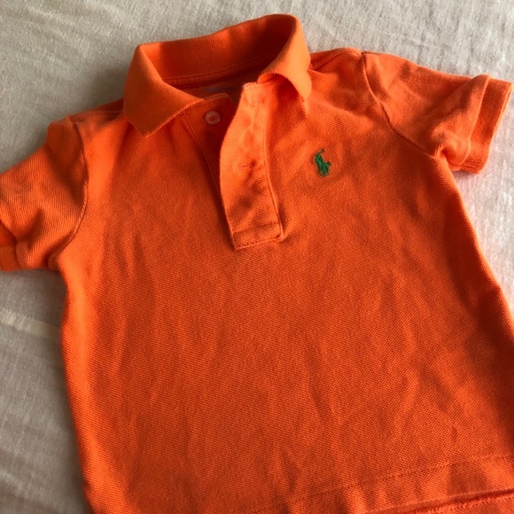 Orange polo shirt for 12 month old baby. - Picture 3 of 3